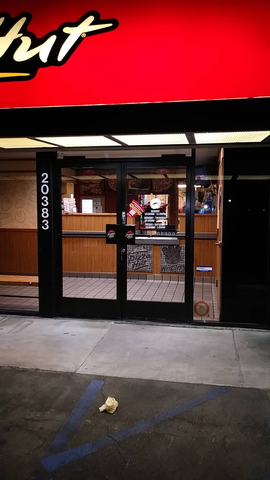 Pizza Hut | restaurant | 20383 Beach Blvd, Huntington Beach, CA 92648, USA | 7149607779 OR +1 714-960-7779