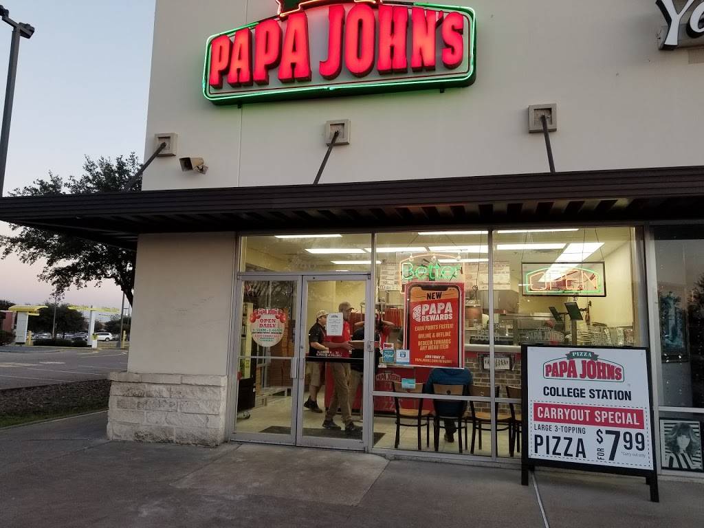Papa Johns Pizza | restaurant | 1740 Rock Prairie Rd, College Station, TX 77845, USA | 9796800508 OR +1 979-680-0508
