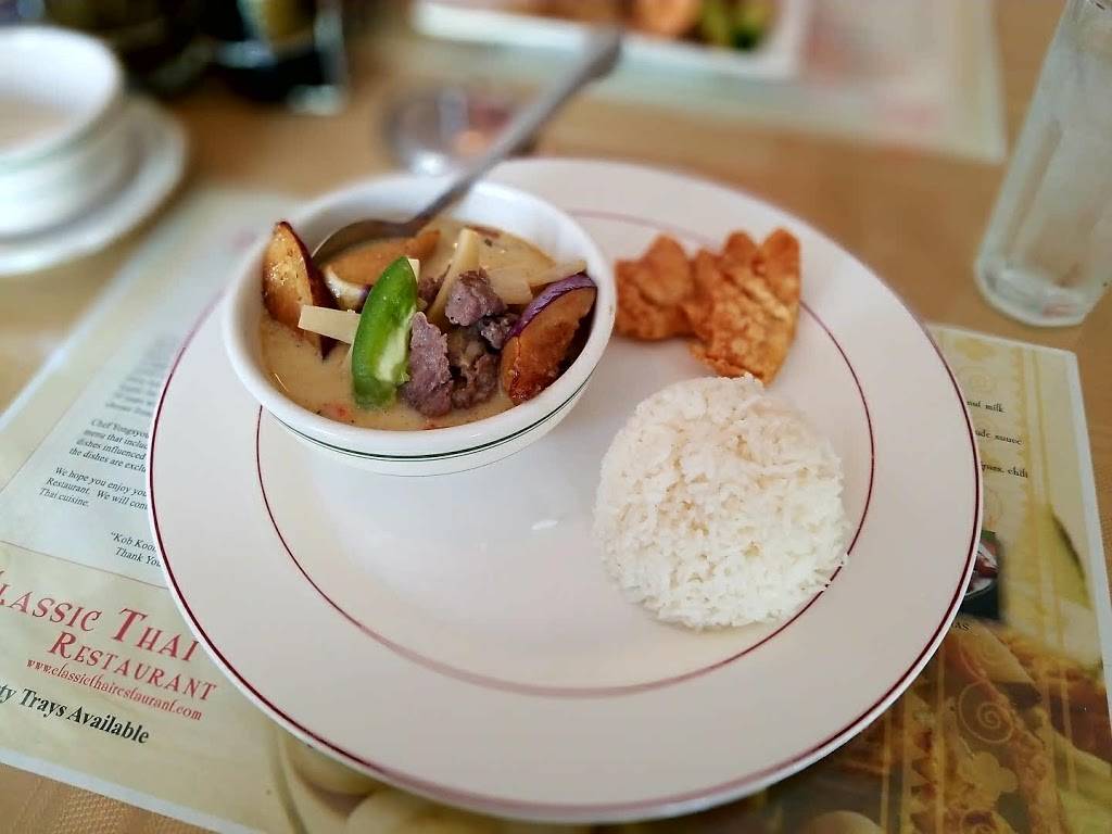 Classic Thai Restaurant | restaurant | 1708 Colorado Blvd, Eagle Rock, CA 90041, USA | 3234780530 OR +1 323-478-0530