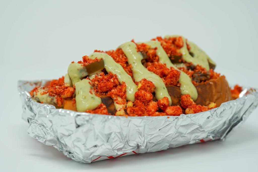 Los Primos Fajita Hot Dogs | restaurant | 9210 Galveston Rd, Houston, TX 77034, USA | 8326297050 OR +1 832-629-7050