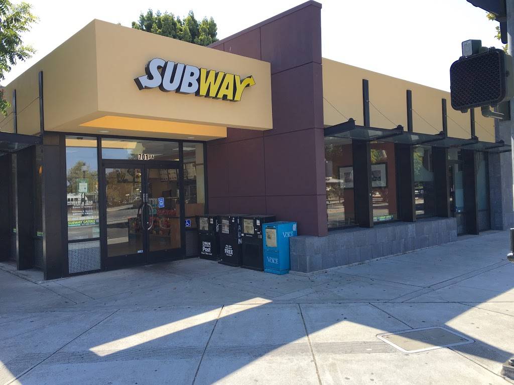 Subway Restaurants | restaurant | 701 W Evelyn Ave, Mountain View, CA 94041, USA | 6509693858 OR +1 650-969-3858