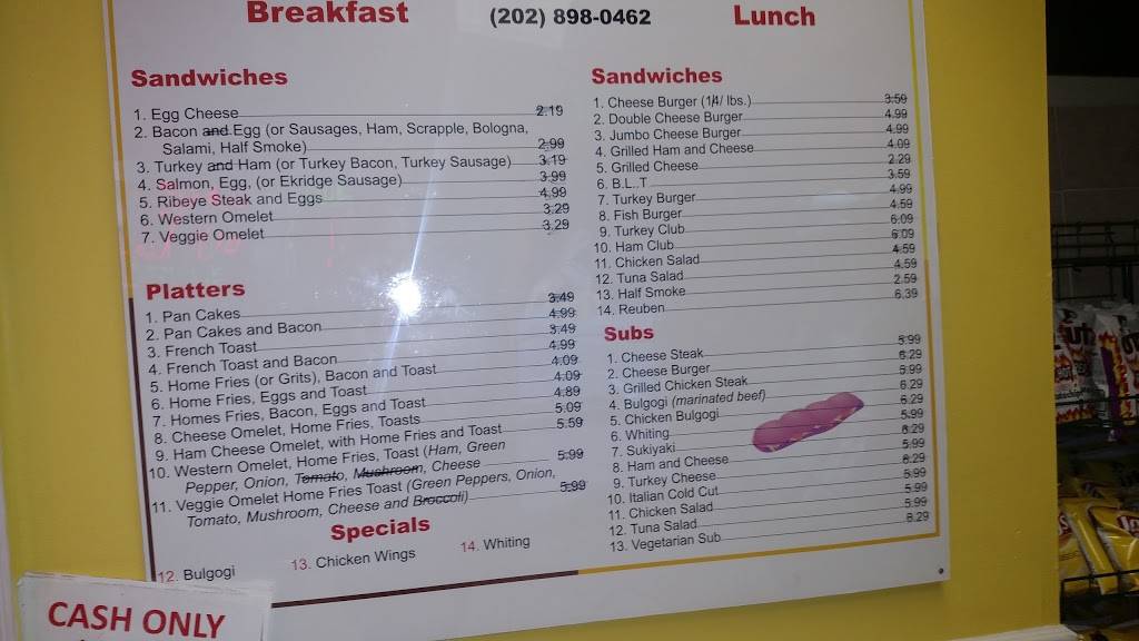 Family Dinette | restaurant | 511 G St NW, Washington, DC 20001, USA | 2028980462 OR +1 202-898-0462