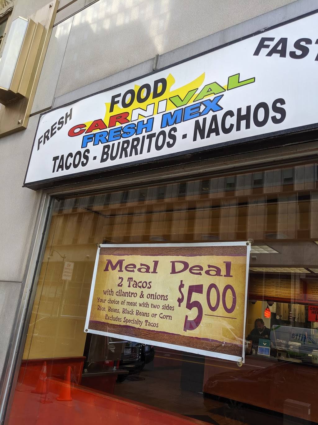 Carnival Fresh Mex | restaurant | 645 Griswold St, Detroit, MI 48226, USA | 3132231400 OR +1 313-223-1400