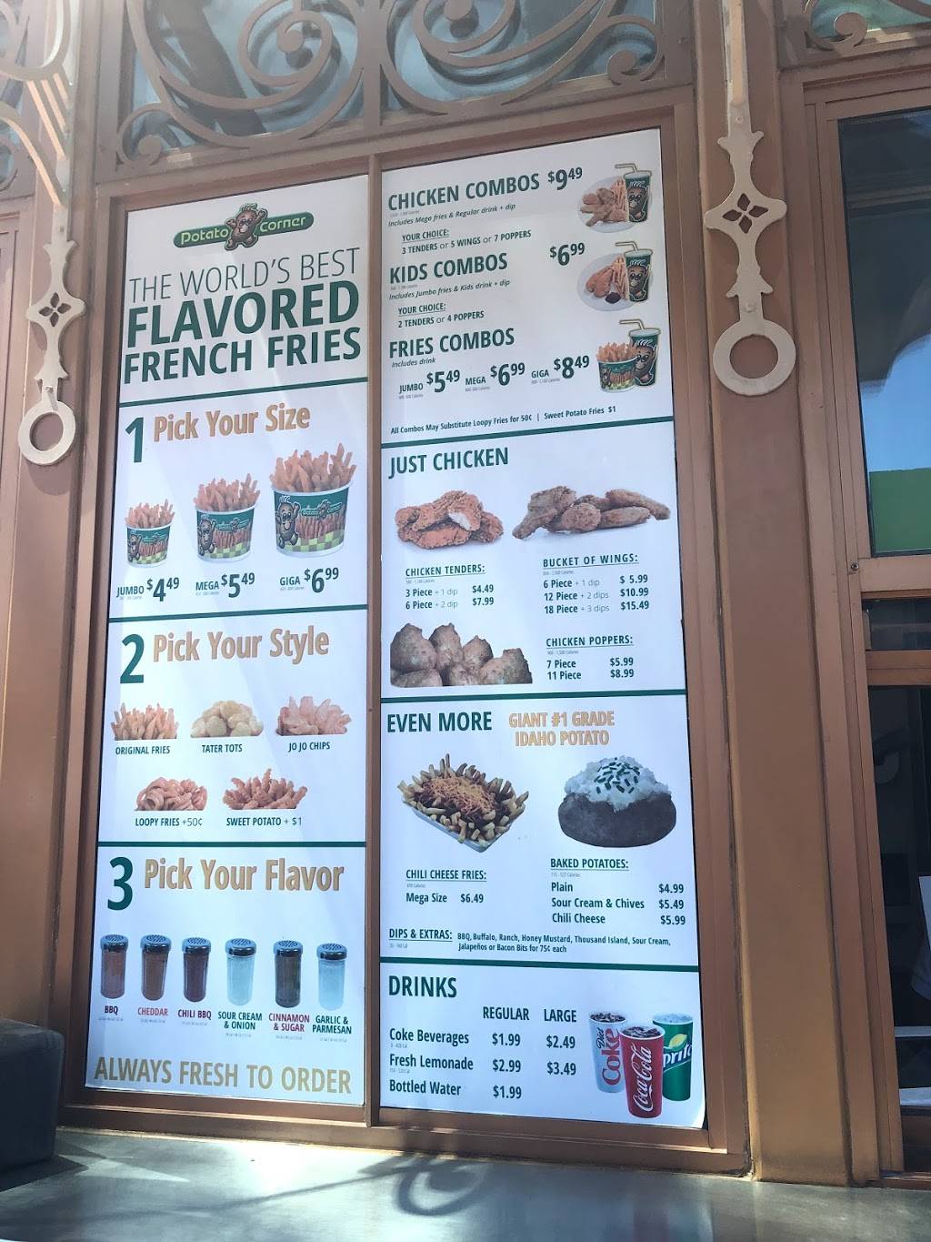 Potato Corner | restaurant | 6629 S Las Vegas Blvd #106, Las Vegas, NV 89119, USA | 7028968882 OR +1 702-896-8882