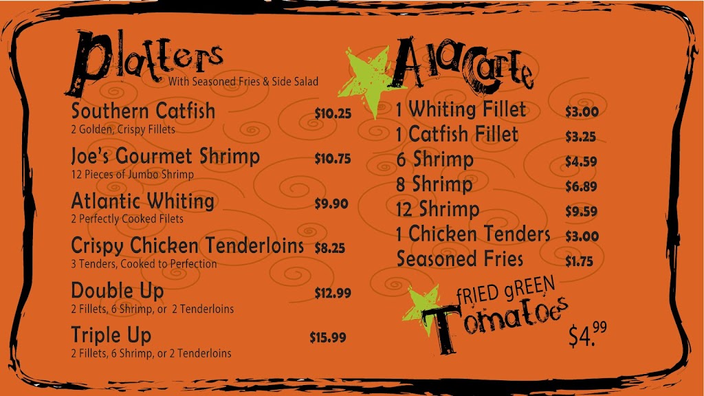 Joes Gourmet Fish and Chicken College Park | restaurant | Inside Walmart, 6149 Old National Hwy, Atlanta, GA 30349, USA | 6788846163 OR +1 678-884-6163