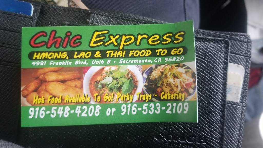 The Chic Express | restaurant | 4991 Franklin Blvd, Sacramento, CA 95820, USA | 9166343505 OR +1 916-634-3505