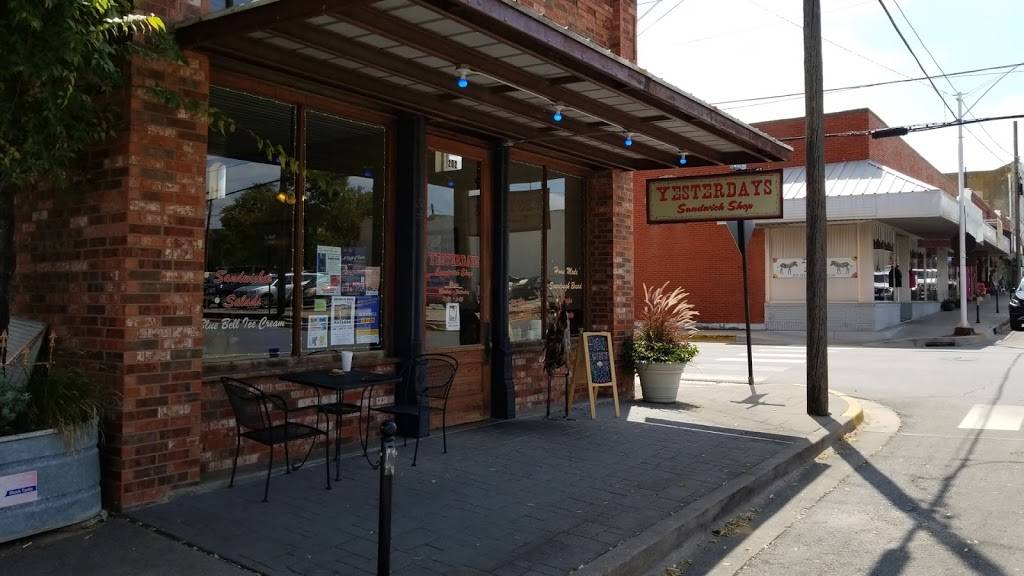 Yesterdays Sandwich Shop | restaurant | 201 N Main St, Weatherford, TX 76086, USA | 8175993903 OR +1 817-599-3903