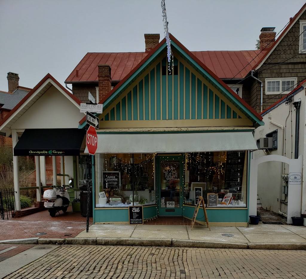 RASA juice shop | restaurant | 90 Maryland Ave, Annapolis, MD 21401, USA | 4105704597 OR +1 410-570-4597