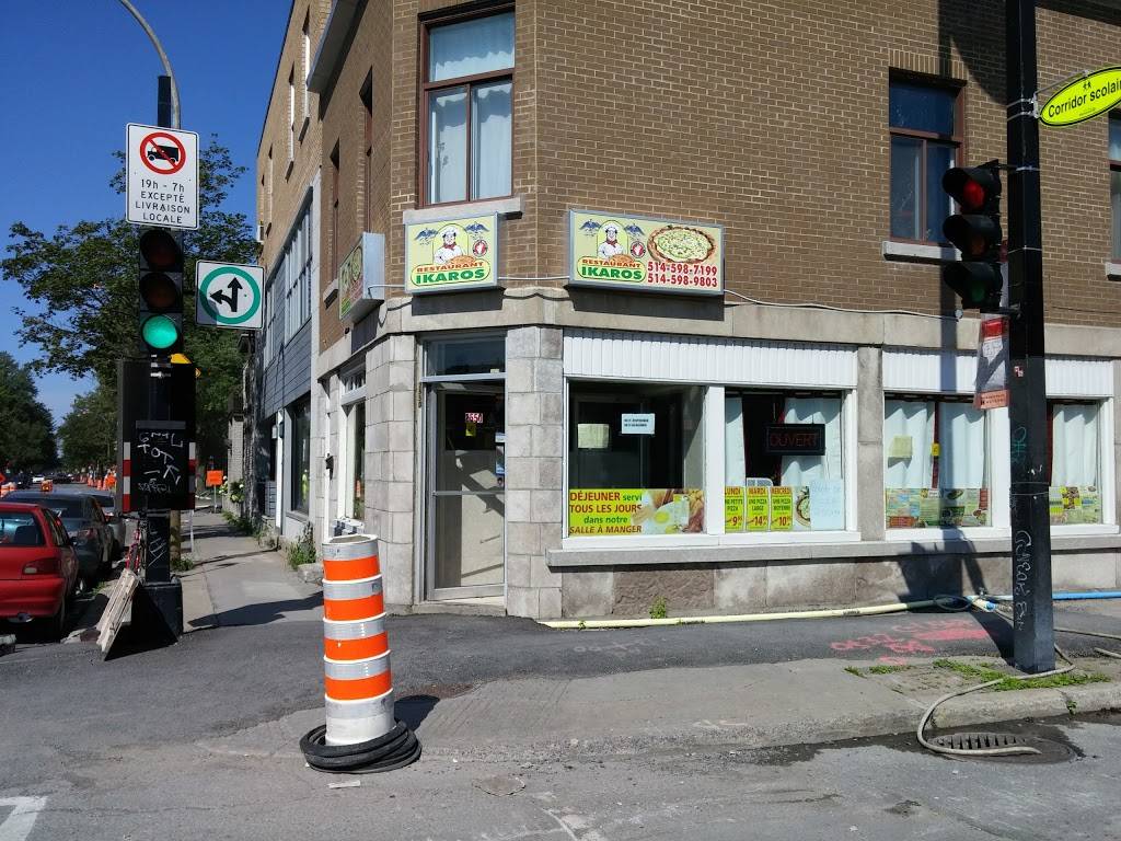 Ikaros Pizzeria Enr | restaurant | 2550 Rue de Rouen, Montréal, QC H2K 1M6, Canada | 5145987199 OR +1 514-598-7199