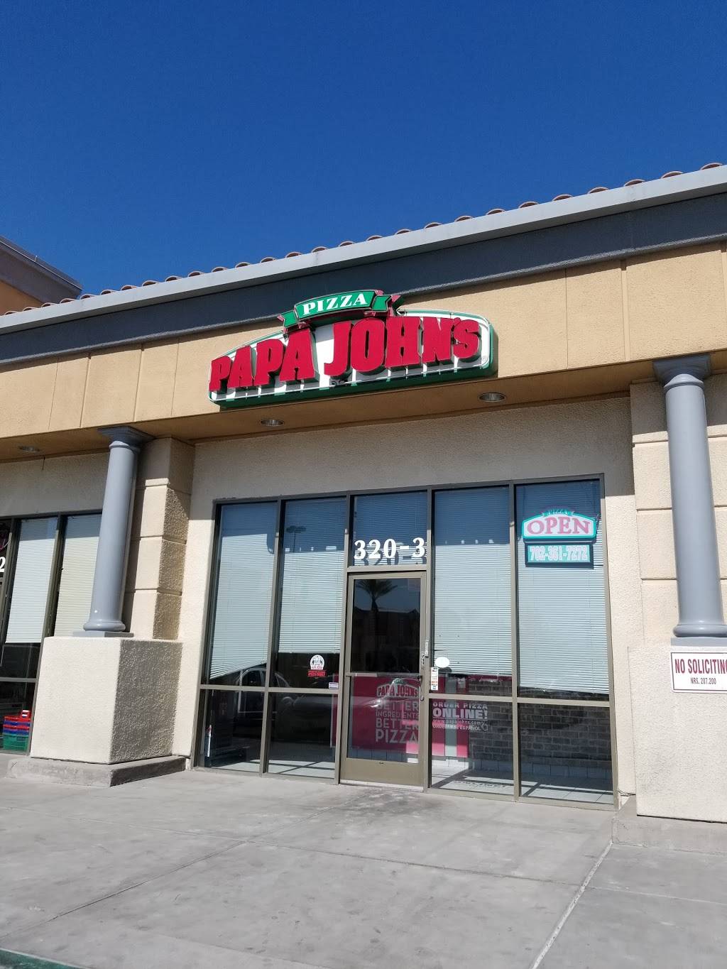 Papa Johns Pizza | restaurant | 9255 S Eastern Ave Ste 320, Las Vegas, NV 89123, USA | 7023617272 OR +1 702-361-7272