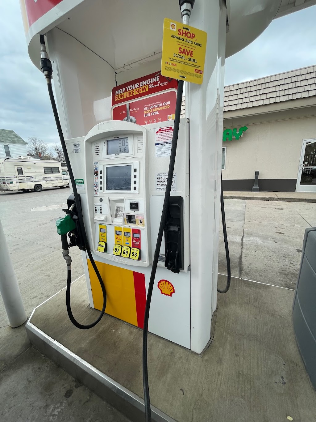 Shell | restaurant | 133 S Main St, Nashville, MI 49073, USA | 5178529312 OR +1 517-852-9312