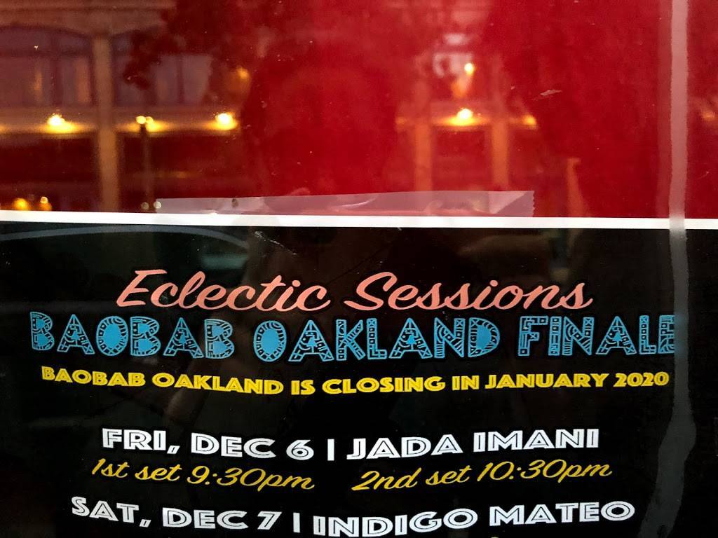 Baobab Oakland | restaurant | 381 15th St, Oakland, CA 94612, USA | 5108174722 OR +1 510-817-4722