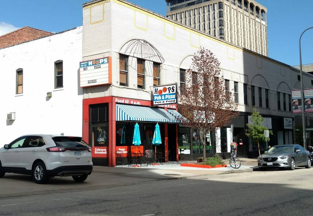 Hoops Pub & Pizza | restaurant | 1029, 516 Main St, Peoria, IL 61602, USA | 3096370525 OR +1 309-637-0525