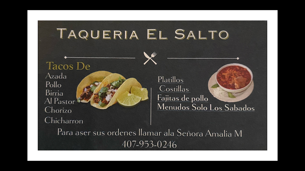 Taqueria El Salto | restaurant | 2905 S Park Ave, Sanford, FL 32773, USA | 4079530246 OR +1 407-953-0246