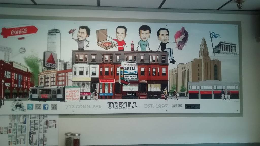 University Grill & Pizza | restaurant | 712 Commonwealth Avenue #1, Boston, MA 02215, USA | 6172477120 OR +1 617-247-7120