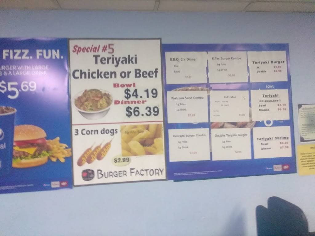 Burger Factory | restaurant | 313 Central Ave, Shafter, CA 93263, USA | 6617469135 OR +1 661-746-9135