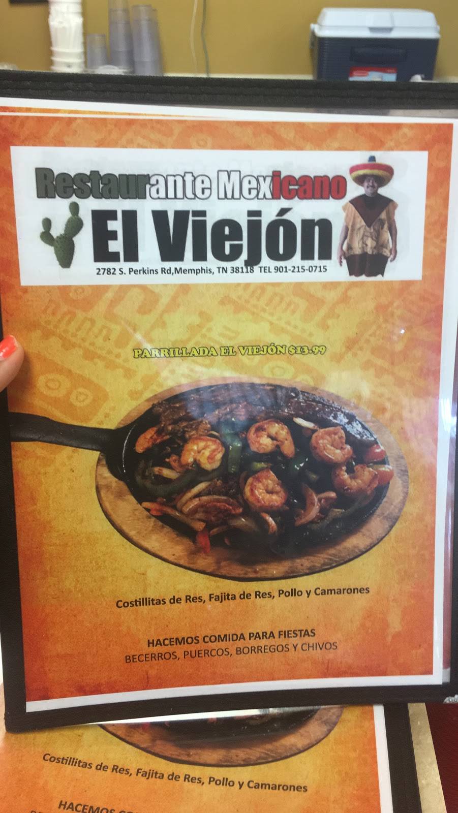 Restaurante mexicano el viejon | restaurant | 2782 S Perkins Rd, Memphis, TN 38118, USA | 9012150715 OR +1 901-215-0715