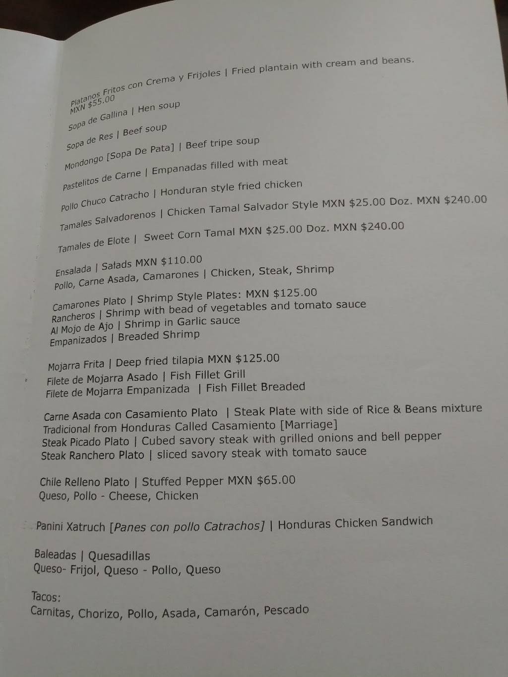 Aramacao Internacional Pupuseria | restaurant | Calle F.C., Libertad, 22400 Tijuana, B.C., Mexico | 016648602679 OR +52 664 860 2679