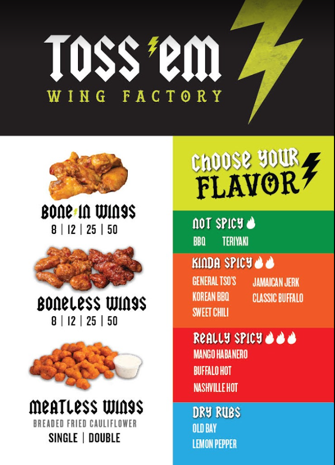 Toss Em Wing Factory | meal takeaway | 2550 Grant Ave #360, Philadelphia, PA 19114, USA | 2676863169 OR +1 267-686-3169