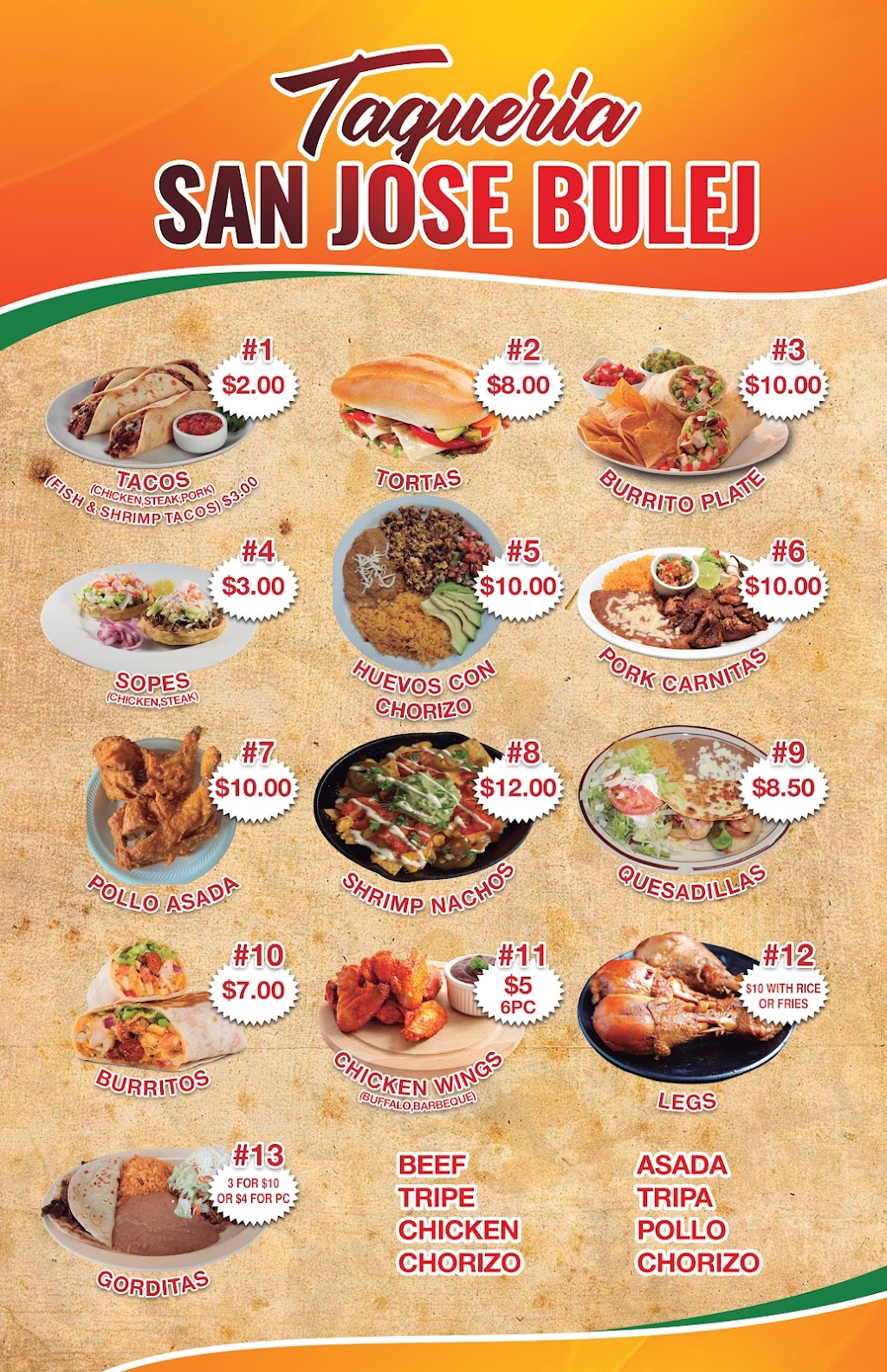 Taqueria San Jose Bulej | restaurant | 1343 Murfreesboro Pike Nashville, TN 37211, Nashville, TN 37217, USA | 6154621188 OR +1 615-462-1188