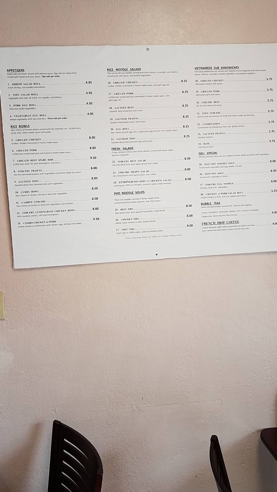 The Saigon Cafe and Deli | restaurant | 12815 SE 38th St, Bellevue, WA 98006, USA | 4256419295 OR +1 425-641-9295