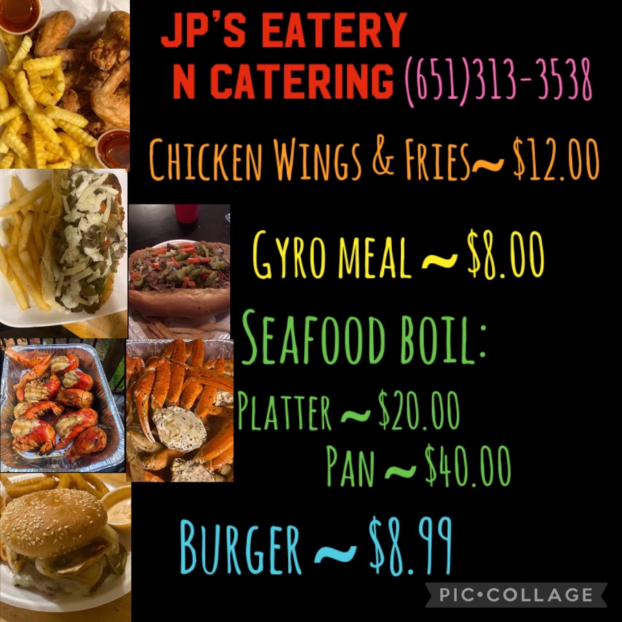 jps eatery -n-catering | restaurant | 1216 Ross Ave, St Paul, MN 55106, USA | 6513133548 OR +1 651-313-3548