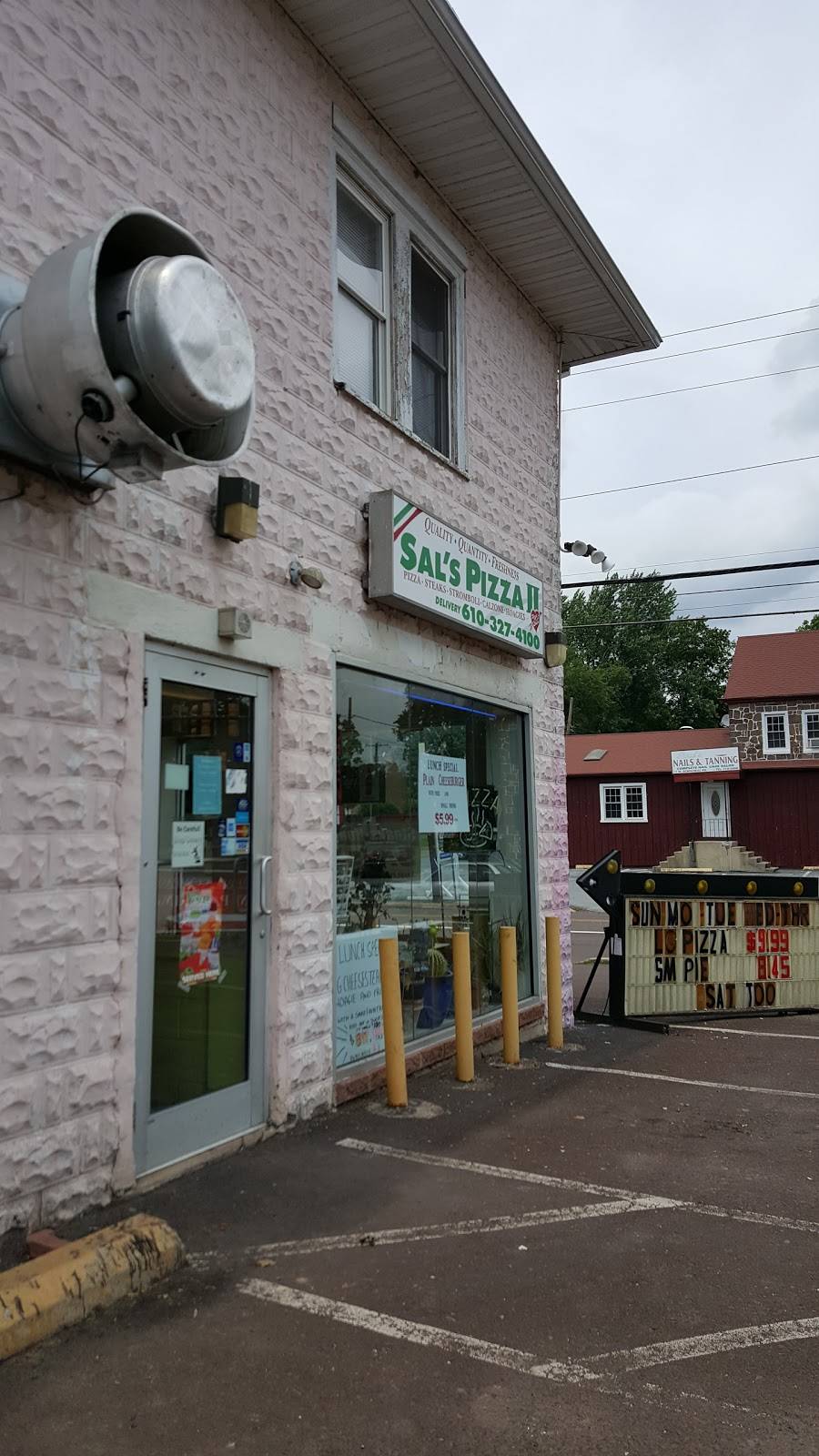 Sals Pizza 2 | restaurant | 715 S Hanover St, Pottstown, PA 19465, USA | 6103274100 OR +1 610-327-4100