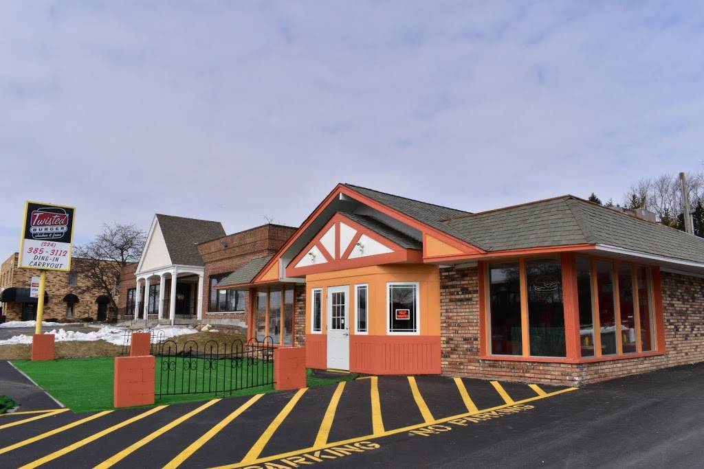 Twisted burger Barrington | restaurant | 228 W Northwest Hwy, Barrington, IL 60010, USA | 2243853112 OR +1 224-385-3112