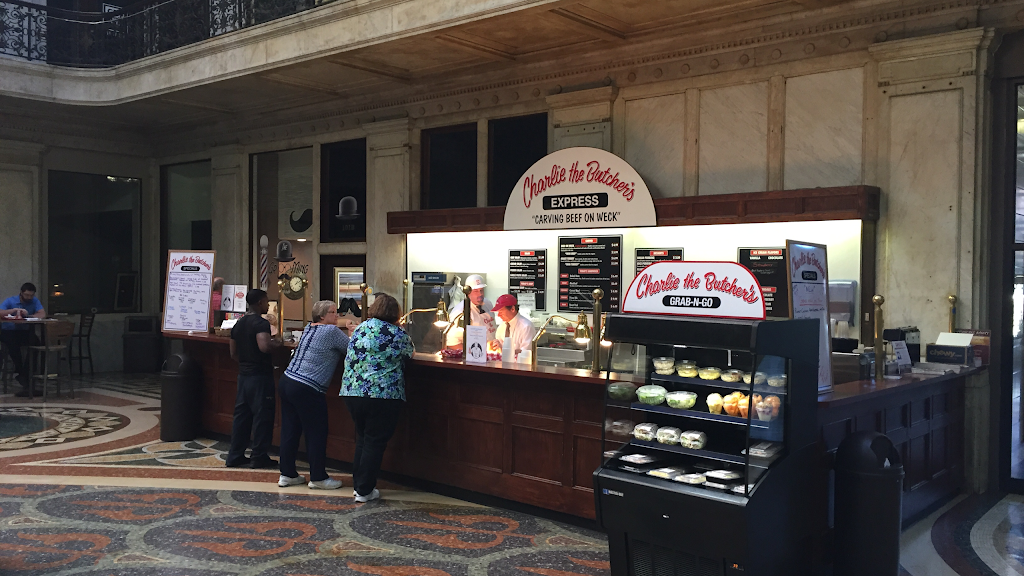Charlie the Butchers Express Ellicott Square | restaurant | 295 Main St, Buffalo, NY 14203, USA | 7168558646 OR +1 716-855-8646