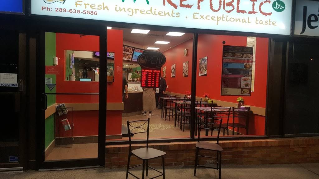 Pita Republic | restaurant | 2201 Brant St #19a, Burlington, ON L7P 3N8, Canada | 2896355586 OR +1 289-635-5586