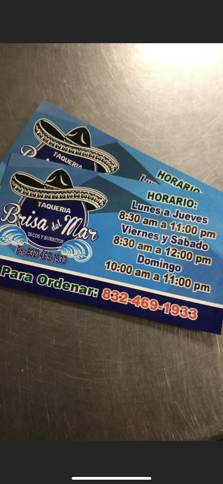 Taqueria Brisa Del Mar | restaurant | 1135 Aldine Bender Rd, Houston, TX 77032, USA | 8324691933 OR +1 832-469-1933