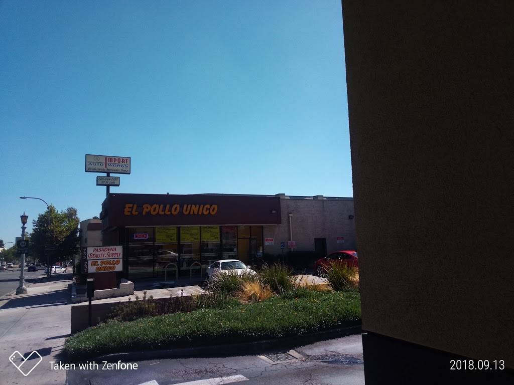 El Pollo Unico | restaurant | 731 N Lake Ave, Pasadena, CA 91104, USA | 6267943033 OR +1 626-794-3033
