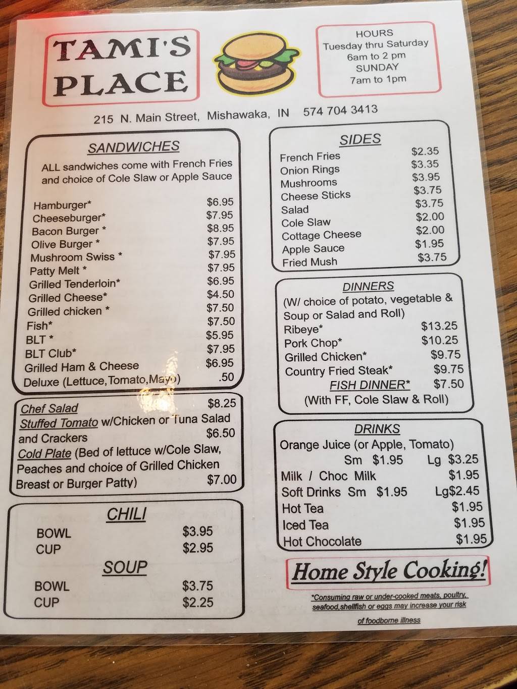 Tamis Place | restaurant | 223 N Main St, Mishawaka, IN 46544, USA | 5747033413 OR +1 574-703-3413