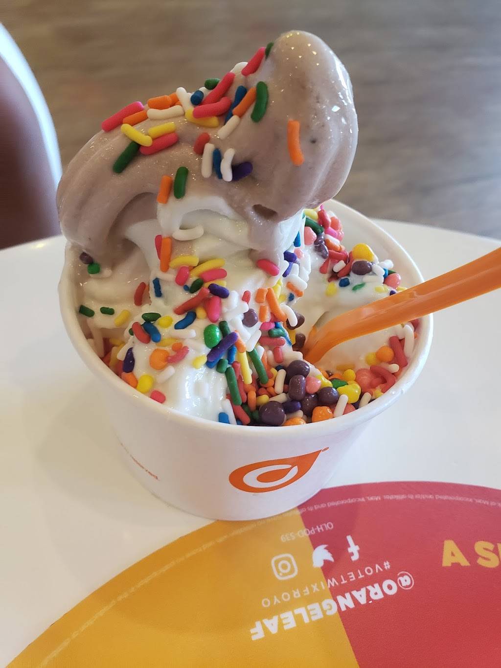 Orange Leaf Frozen Yogurt | restaurant | 4650 86th St, Urbandale, IA 50322, USA | 5157275323 OR +1 515-727-5323