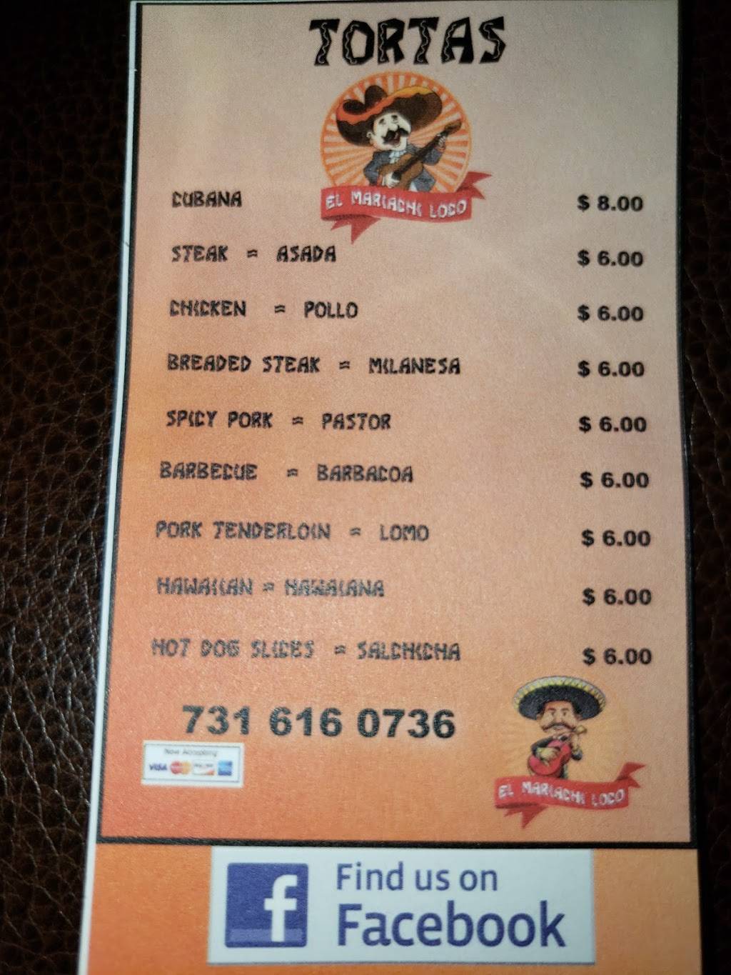 El Mariachi Loco | restaurant | 2024A N Highland Ave, Jackson, TN 38305, USA | 7316160736 OR +1 731-616-0736