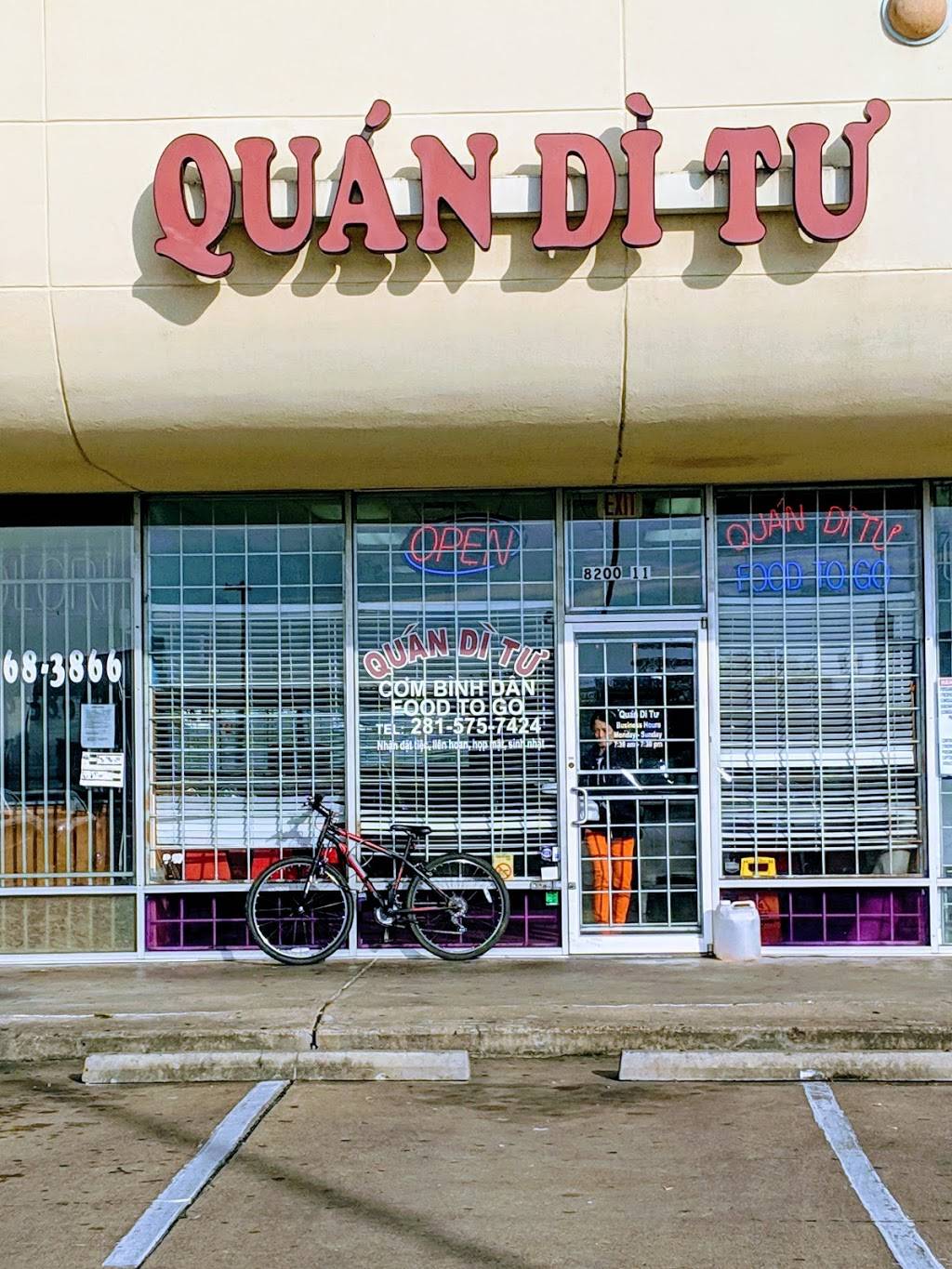 Quán Dì Tư | restaurant | 8200 Wilcrest Dr #11, Houston, TX 77072, USA | 2815757424 OR +1 281-575-7424