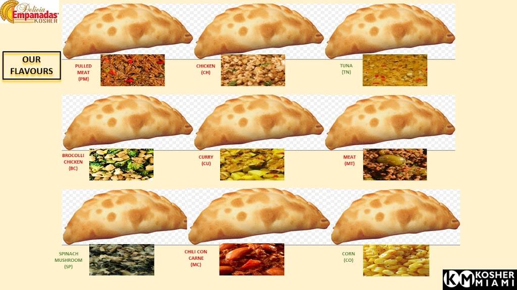 DELICIA EMPANADAS KOSHER | restaurant | 2599 NE 191st St, Aventura, FL 33180, USA | 3053702610 OR +1 305-370-2610