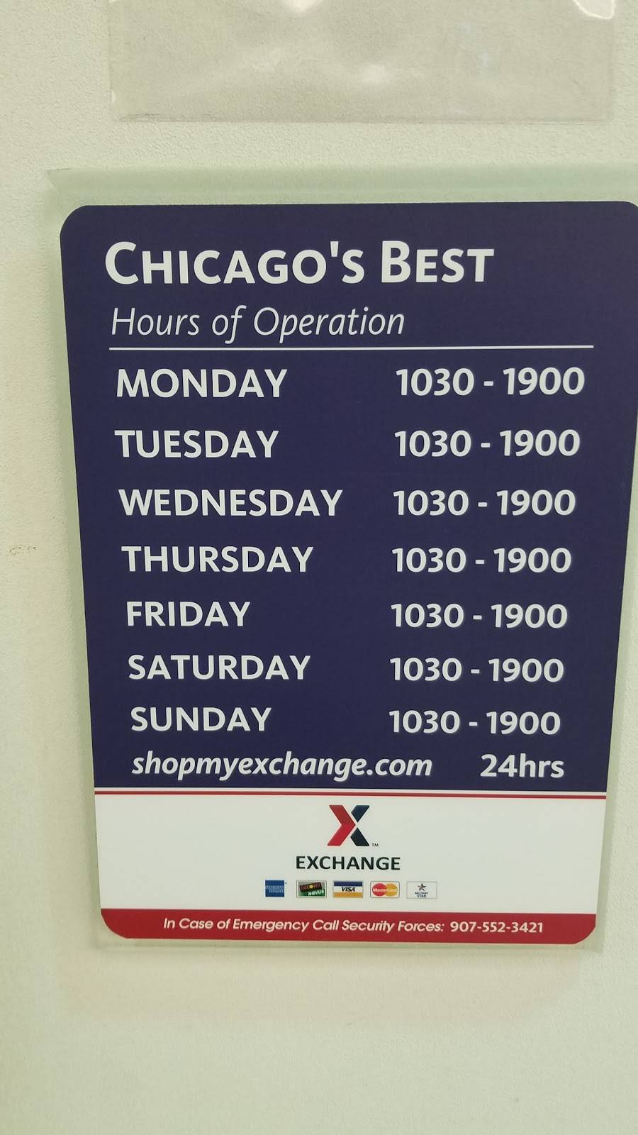 Chicagos Best | restaurant | 5800 Westover Ave, Elmendorf AFB, AK 99506, USA | 9072482333 OR +1 907-248-2333