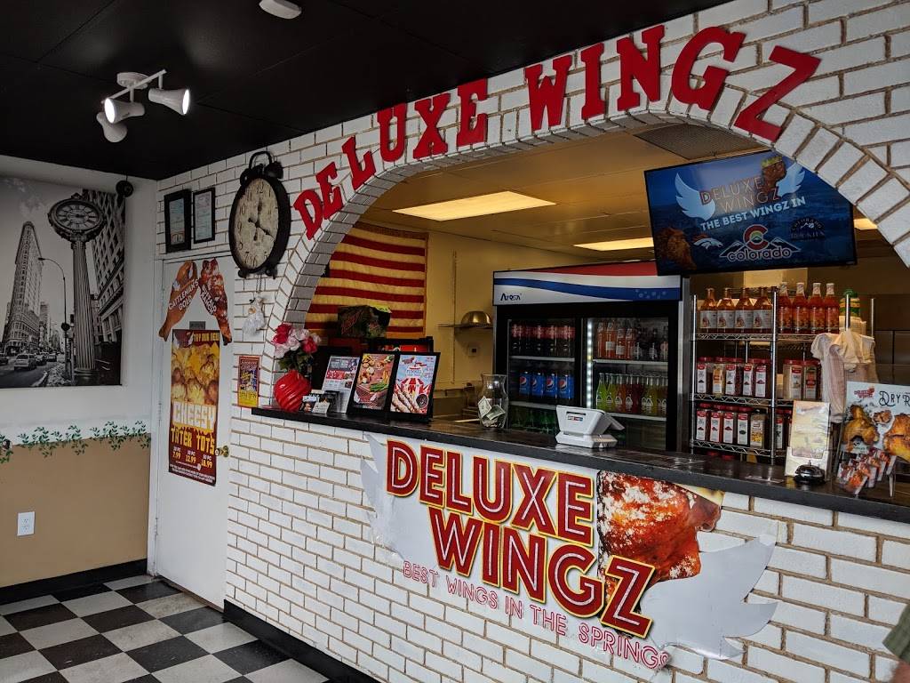 Deluxe Wingz | meal takeaway | 3869 Astrozon Blvd, Colorado Springs, CO 80916, USA | 7193921158 OR +1 719-392-1158