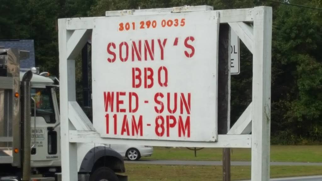 Sonnys BBQ Pit | restaurant | 29144 Thompson Corner Rd, Mechanicsville, MD 20659, USA | 3012900035 OR +1 301-290-0035