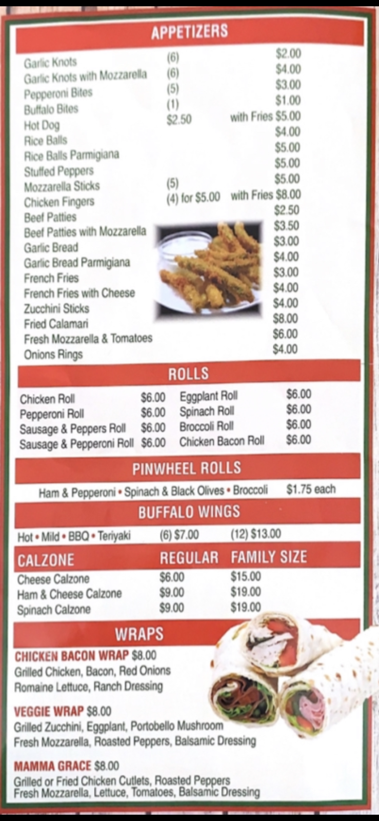 Mamma Grace Pizzeria & Deli | restaurant | 32 Main St, Sparrow Bush, NY 12780, USA | 8456724444 OR +1 845-672-4444