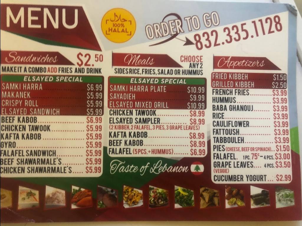 El Sayed taste of Lebanon | restaurant | 7919 Westheimer Rd, Houston, TX 77063, USA | 8323351128 OR +1 832-335-1128