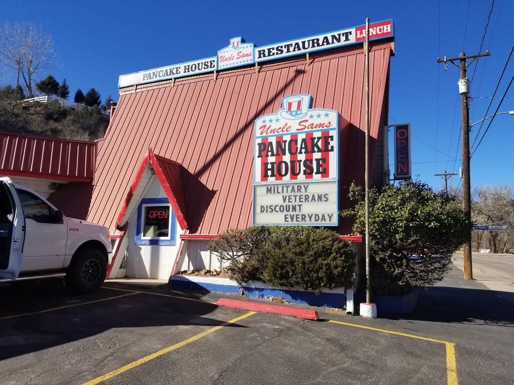 Uncle Sams Pancake House | restaurant | 341 Manitou Ave, Manitou Springs, CO 80829, USA | 7196859525 OR +1 719-685-9525