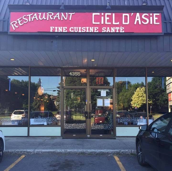 Restaurant Ciel dAsie | restaurant | 4355 Boulevard Saint-Martin O, Laval, QC H7T 1C5, Canada | 4506813888 OR +1 450-681-3888