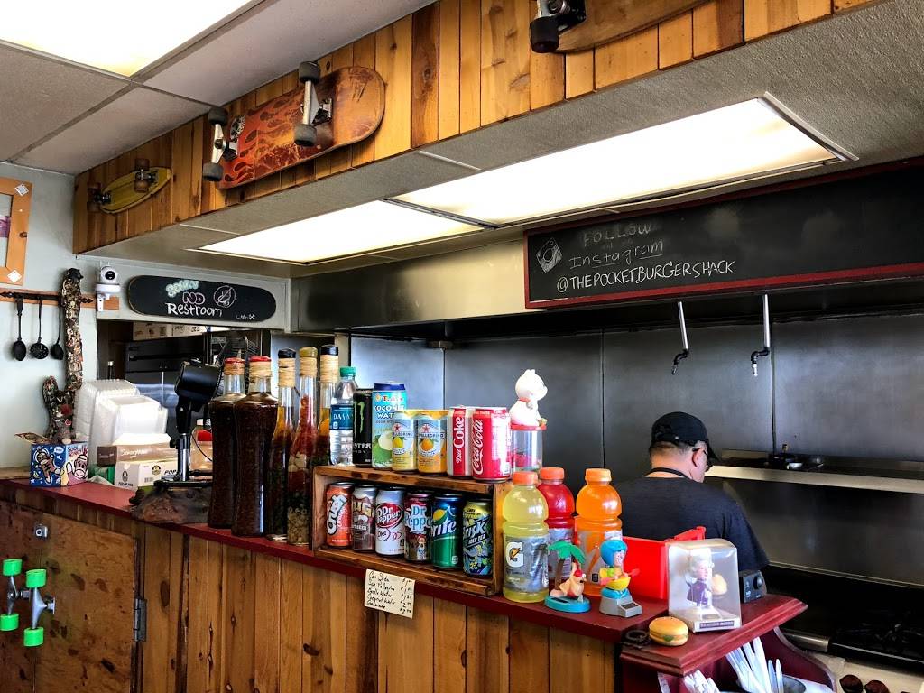 The Pocket Burger Shack | restaurant | 16873 Pacific Coast Hwy, Huntington Beach, CA 92649, USA | 5625927771 OR +1 562-592-7771