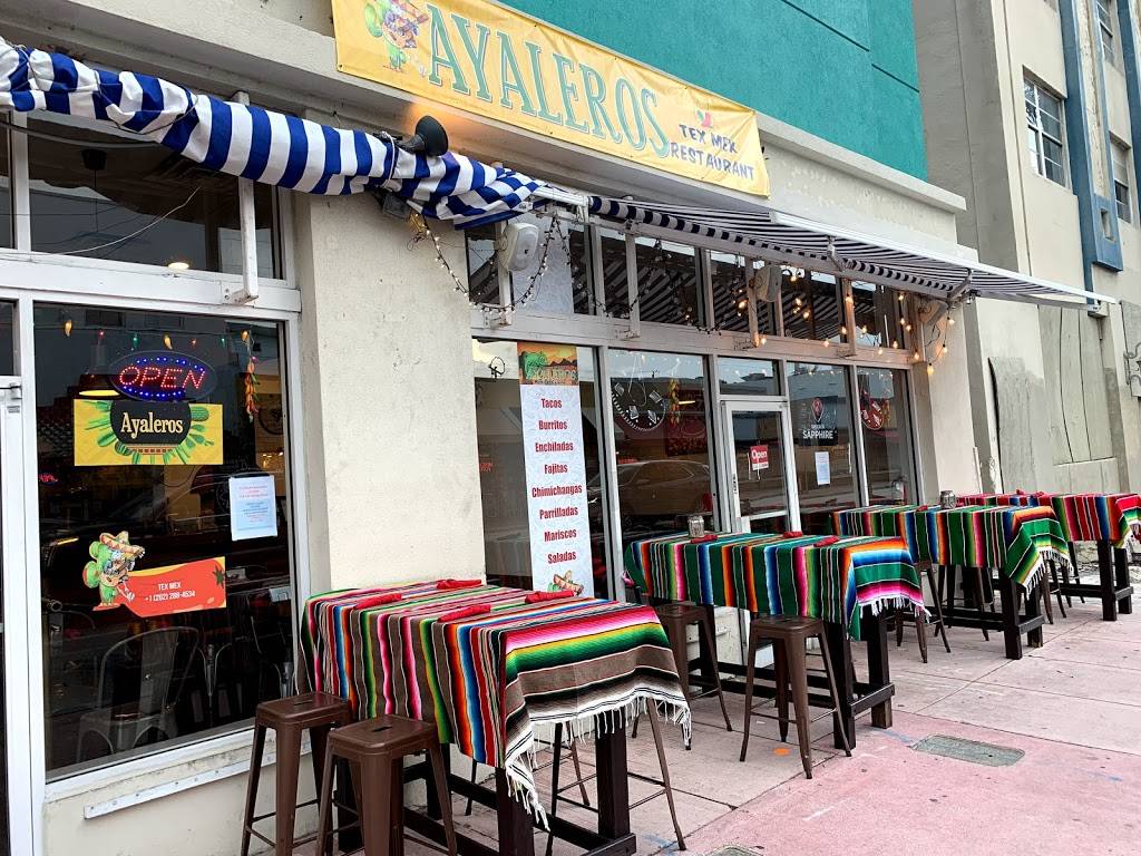 Ayaleros Tex Mex Cuisine | restaurant | 6987 Collins Ave, Miami Beach, FL 33141, USA | 3054564446 OR +1 305-456-4446