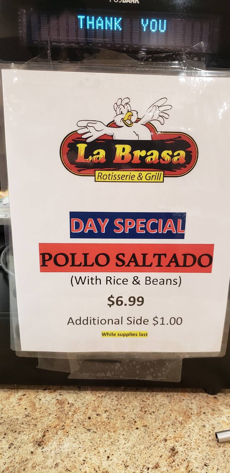 La Brasa Rotisserie & Grill | restaurant | 3401 Hiatus Rd, Sunrise, FL 33351, USA | 9549905372 OR +1 954-990-5372