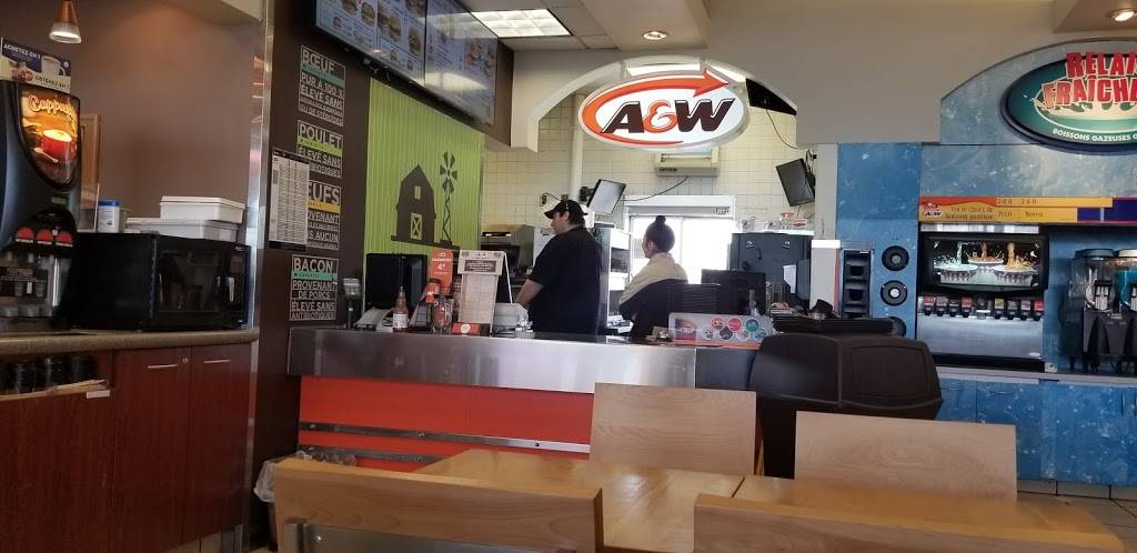 A&W Canada | restaurant | 395 Montée Paiement, Gatineau, QC J8P 6M7, Canada | 8195617007 OR +1 819-561-7007