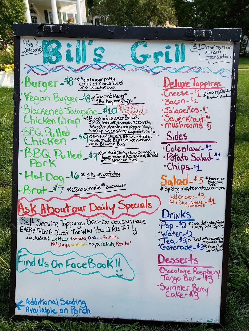 Bills Grill | restaurant | 6860 Main St, Mackinac Island, MI 49757, USA | 9068470101 OR +1 906-847-0101
