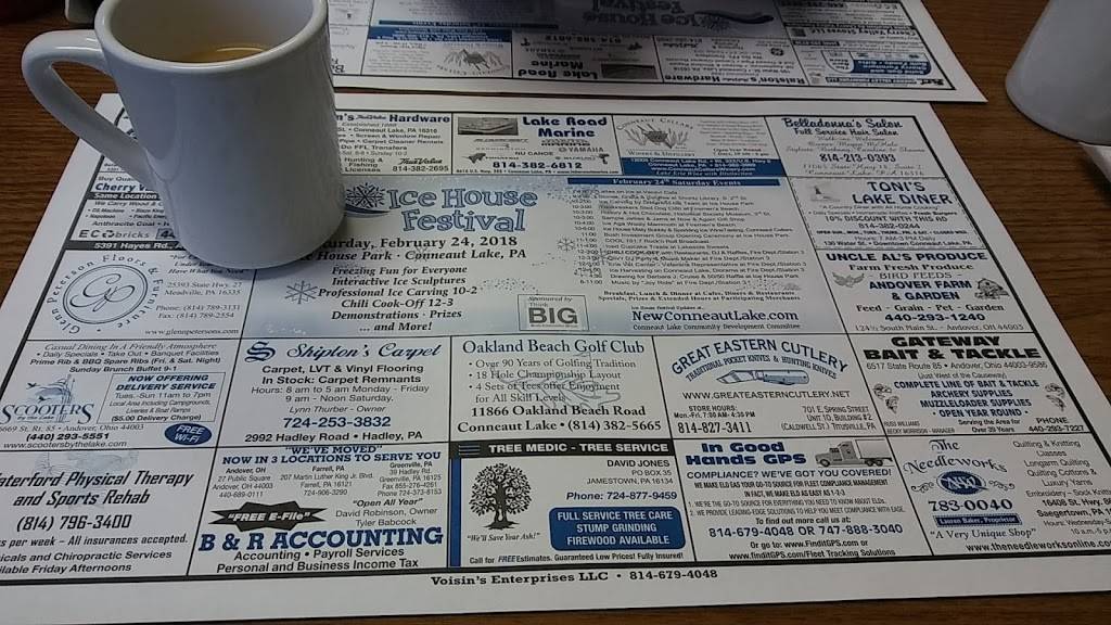 The Factory Restaurant | restaurant | 201 Main St, Saegertown, PA 16433, USA | 8147633517 OR +1 814-763-3517